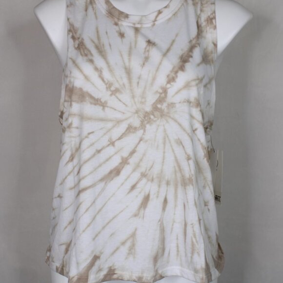 Sage Collective Tan and White (Dune) Tie-Dye Tank - Picture 5 of 9